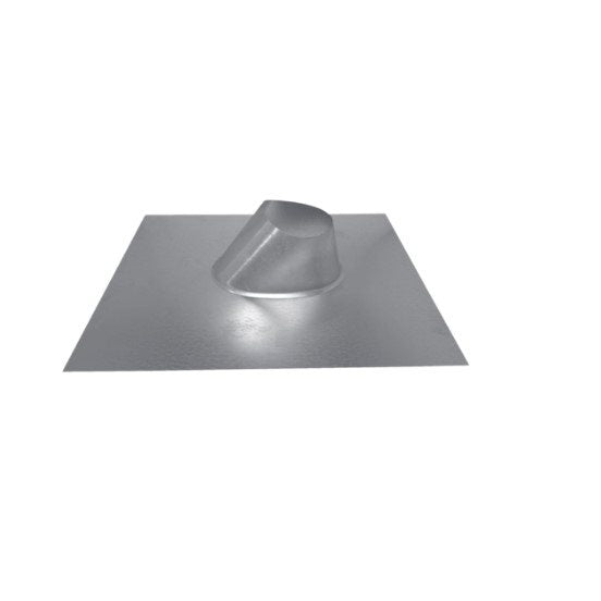 Duravent 10 Inch Diameter B-Vent Adjustable Roof Flashing 0/12 - 6/12 Pitch