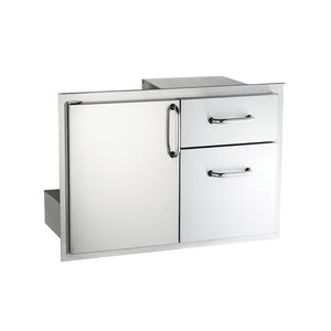 American Outdoor Grill Single Door With Double Drawer