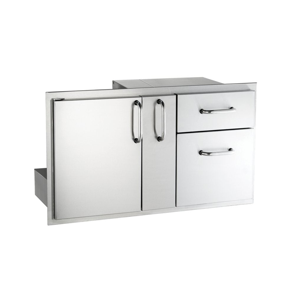 American Outdoor Grill Single Door and Double Drawer With Plater Storage