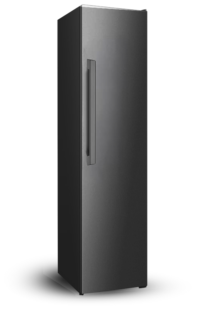 Induction Hardware 18" Built-In Freezer Column, Black Stainless Steel