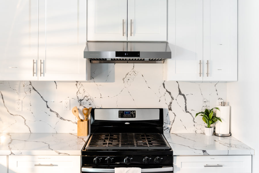 30 Inch Chef Series Under Cabinet Range Hood with 3-Way Venting, Changeable LED in Stainless Steel