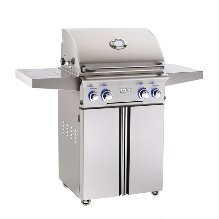 American Outdoor Grill 24 inch L Series Portable Propane Grill with Back Burner