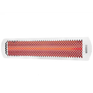 Bromic Heating Tungsten Smart-Heat 44-Inch 4000W Dual Element 208V Electric Infrared Patio Heater - White