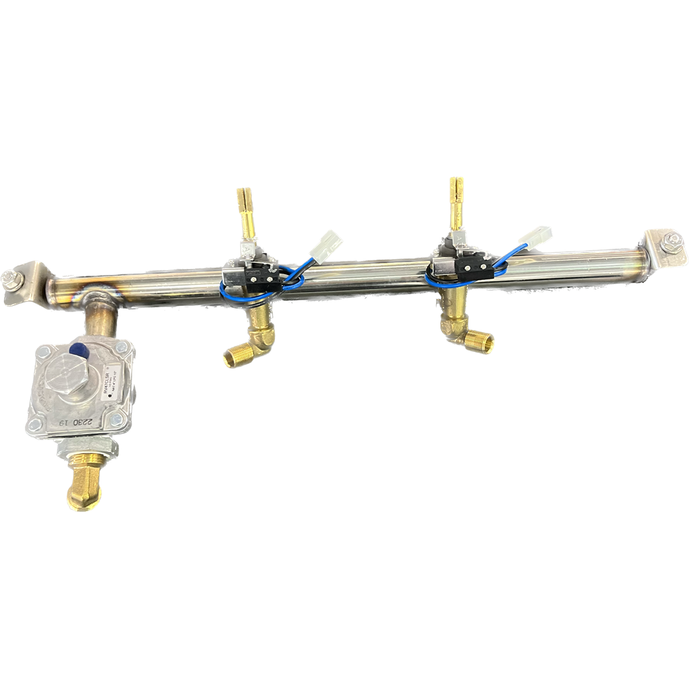 Fire Magic Power Burner Manifold with Valves and Fittings Valve Manifolds