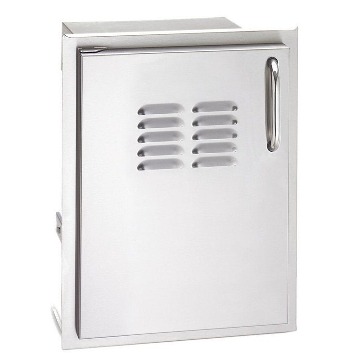 Fire Magic Select Single Left Hinge Access Door with Tank Tray & Louvers