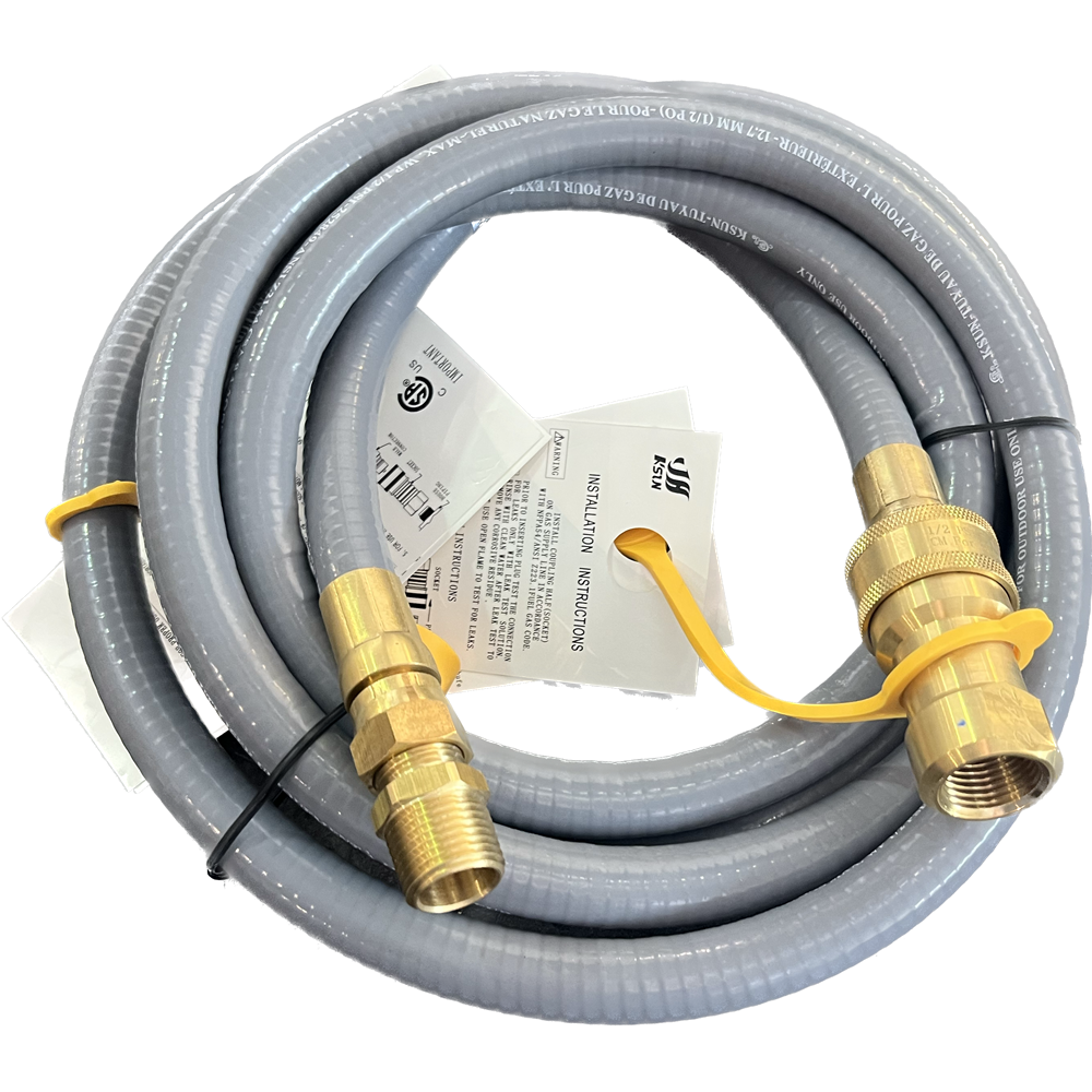 Fire Magic 10' Hose with Quick Disconnect (Plug-In) Connectors