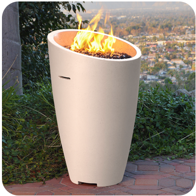 American Fyre Designs Eclipse Natural Gas Fire Urn without access door 520-WA-10-M2NC