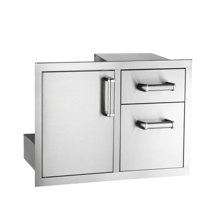 Fire Magic Premium Flush Access Door with Double Drawer