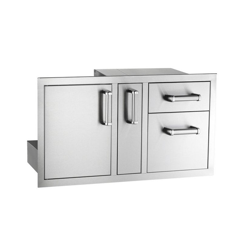 Fire Magic Premium Flush Door/Drawer Combo with Platter Storage