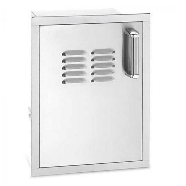 Fire Magic Premium Flush Single Access Door Right Hinge with Tank Tray and Louvers