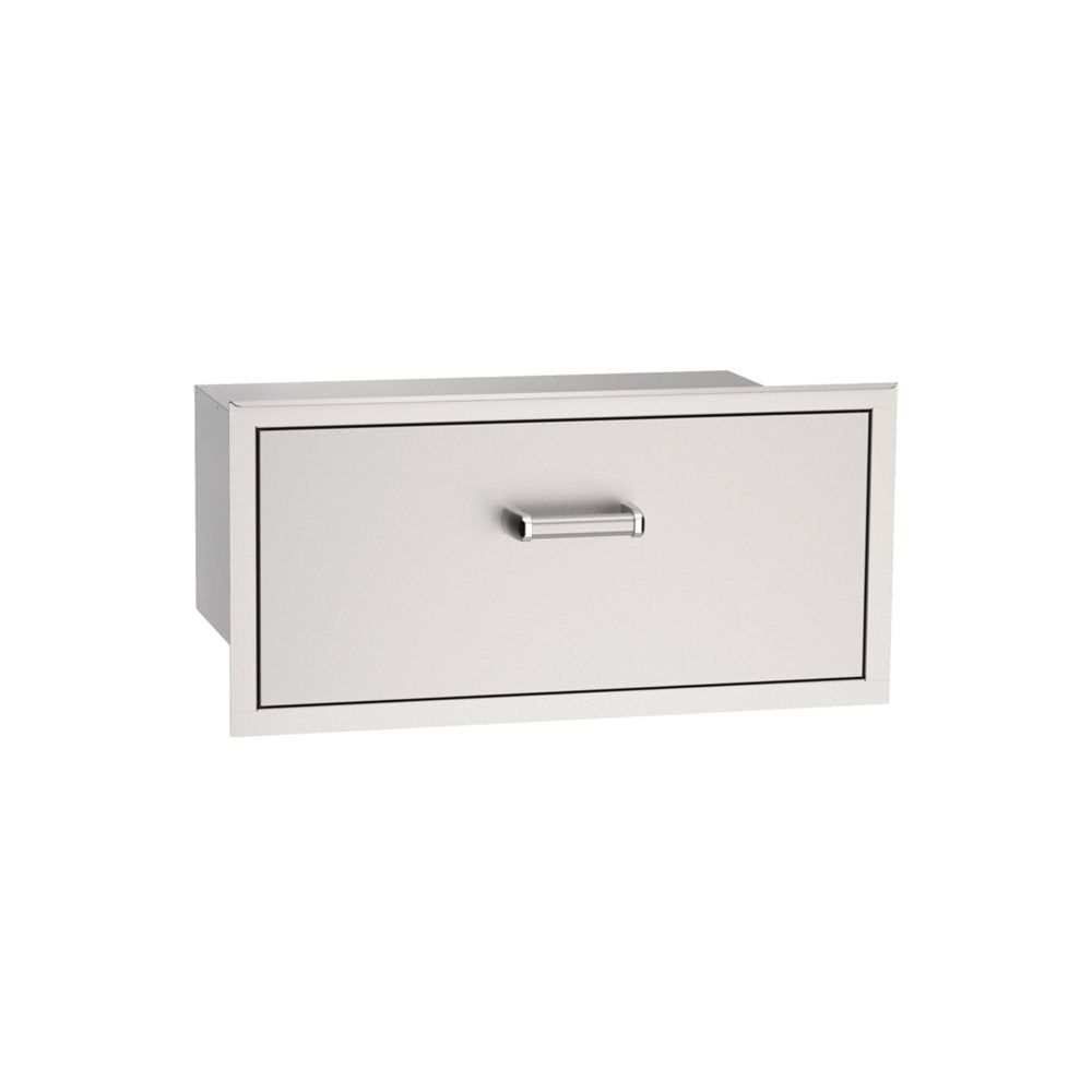 Fire Magic Premium Flush Large Utility Drawer includes utility bin