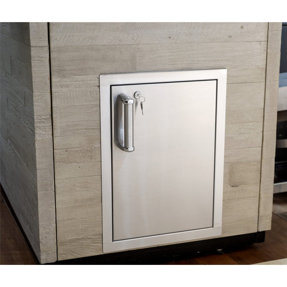 Fire Magic Premium Flush Single Access Right Hinge Door with Lock 53920KSC-R