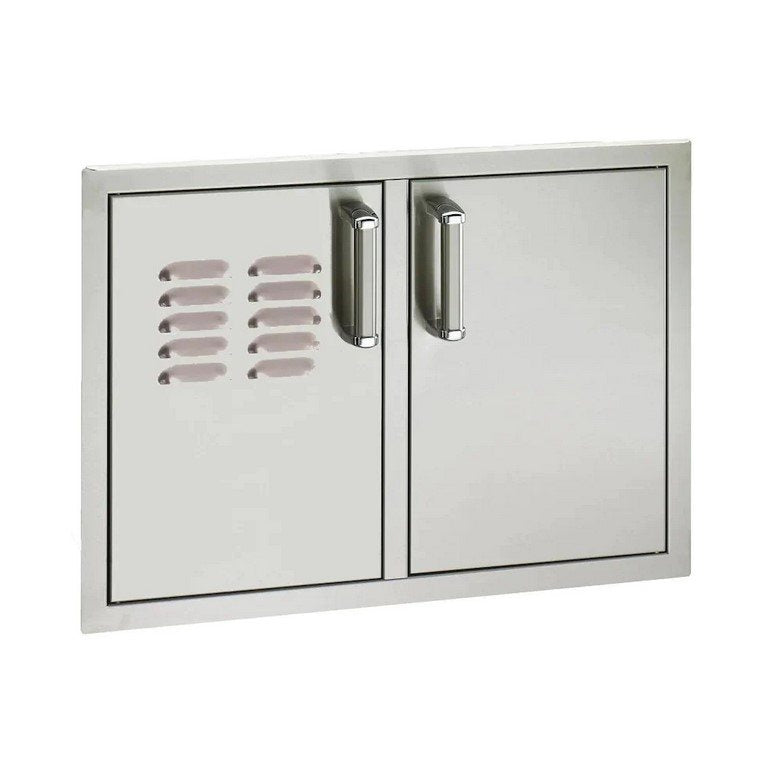 Fire Magic Flush Mount 20 x 30 Double Access Doors with Louvers