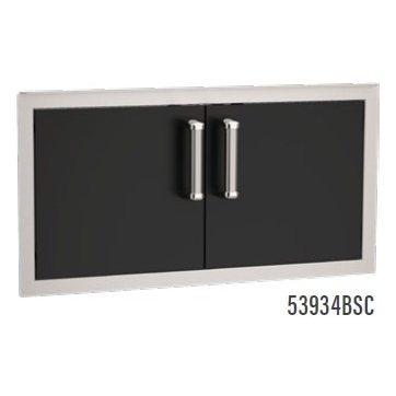 Fire Magic Echelon Black Double Access Reduced Height Door 53934BSC
