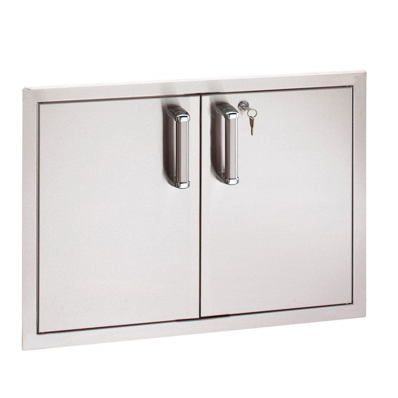 Fire Magic Premium Flush Double Access Reduced Height Doors with Lock 53934KSC