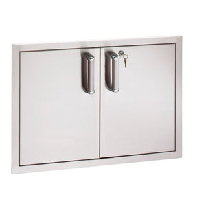 Fire Magic Premium Flush Double Access Reduced Height Doors with Lock 53938KSC