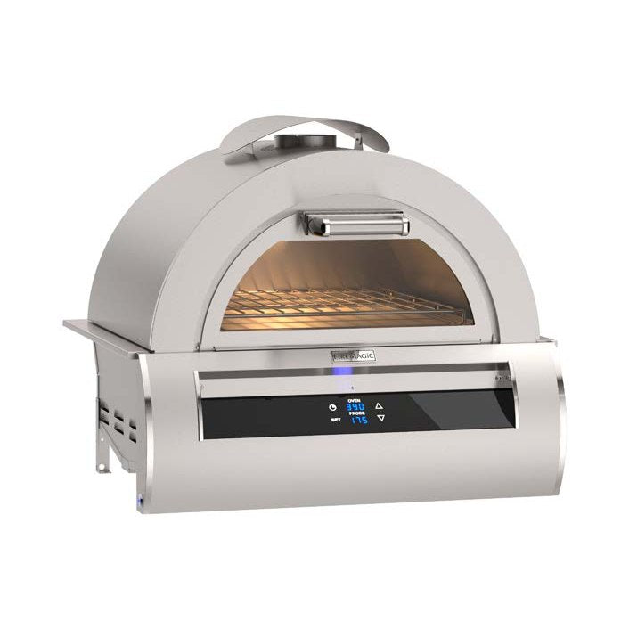 Fire Magic Echelon Black Glass Propane Pizza Oven
