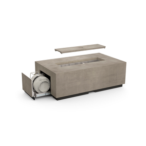 American Fyre Designs Legend LP Select Firetable in Dark Basalt Propane