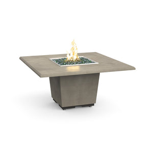 American Fyre Designs Natural Gas Cosmopolitan Square Dining Fire in Smoke 642-SM-11-H6NC