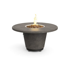 American Fyre Designs Natural Gas Cosmopolitan Round Firetable in Smoke