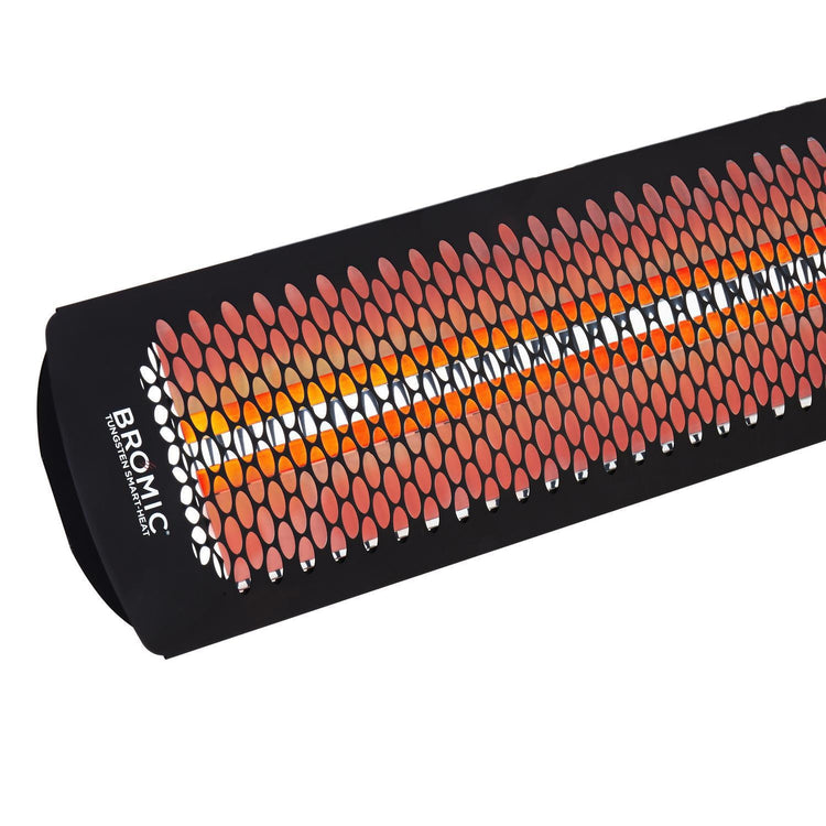 Bromic Heating Tungsten Smart-Heat 44-Inch 4000W Dual Element 277V Electric Infrared Patio Heater - Black