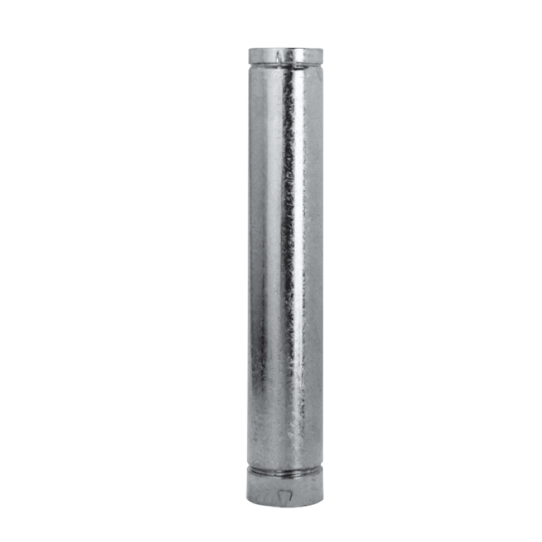 Duravent 6" B-Vent 60" Length Round Rigid Pipe BVent