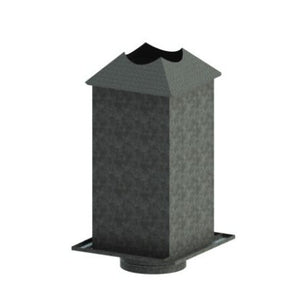 Duravent 6 inch Duratech Square Ceiling Support Box 24" 6DT-CS24IS
