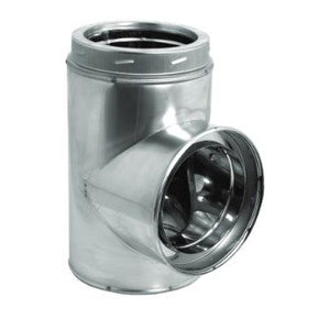 Duravent 7 inch DuraTech Tee with Cap Caps