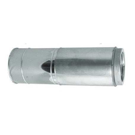 Duravent 6 Inch Duratech Adjustable Pipe 14 to 22 inch Length, Stainless Steel