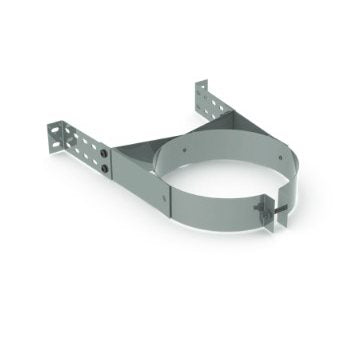 Duravent 6 inch Wall Strap, Galvanized DuraTech