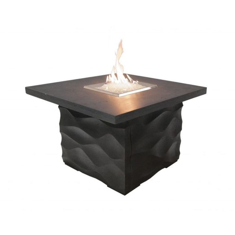American Fyre Designs Propane Voro Firetable in Black Lava