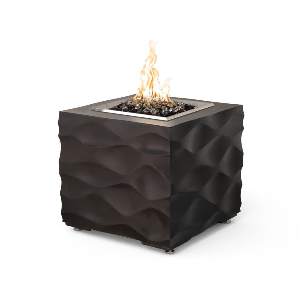 American Fyre Designs Natural Gas Voro Cube in Black Lava
