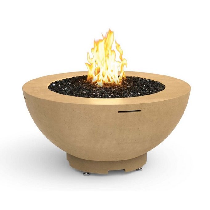 American Fyre Designs Natural Gas 48 Fire Bowl in Cafe Blanco