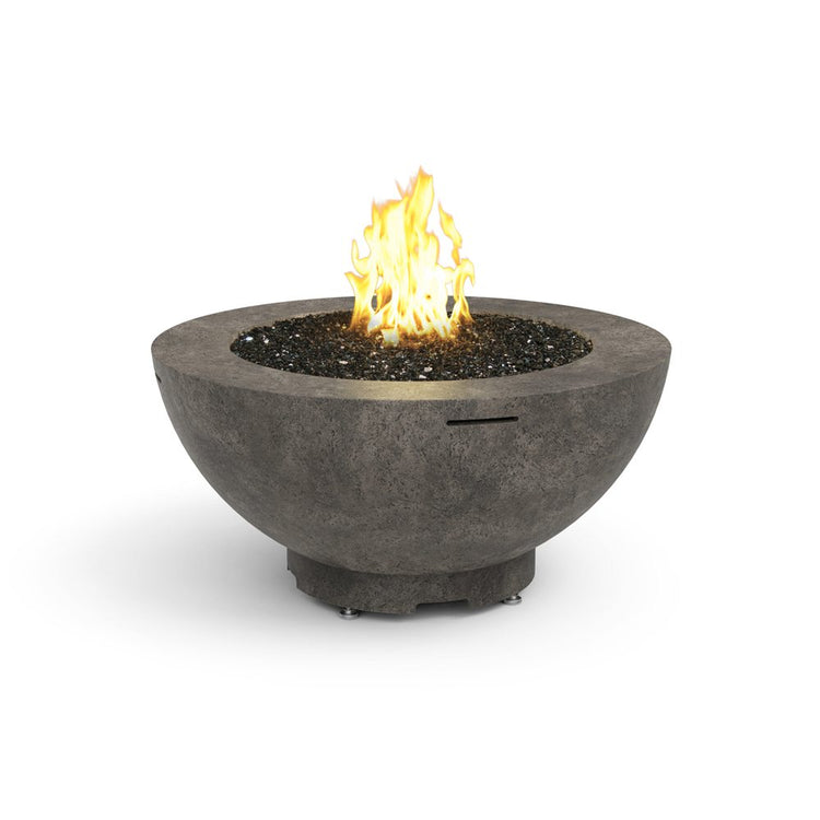 American Fyre Designs Natural Gas 48 Fire Bowl in Dark Basalt