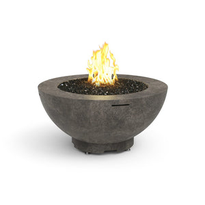 American Fyre Designs Propane 48 Fire Bowl in Dark Basalt