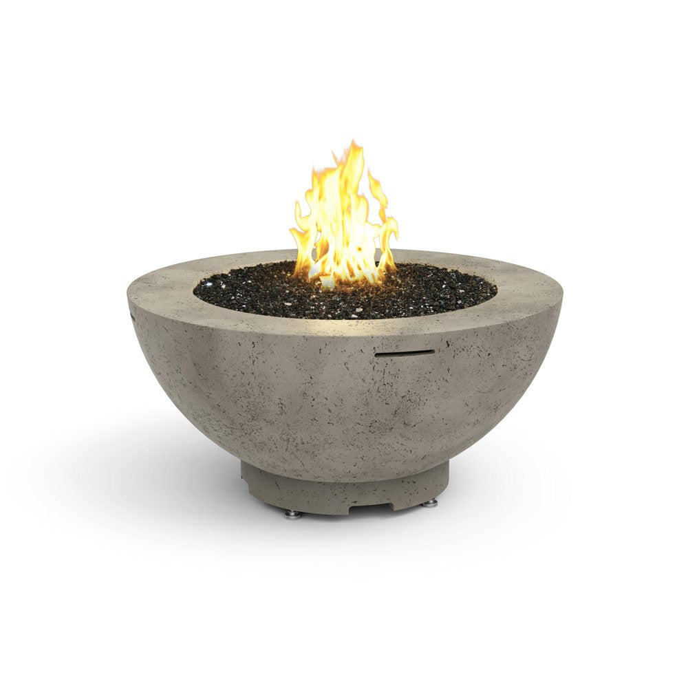 American Fyre Designs Natural Gas 48 Fire Bowl in Light Basalt