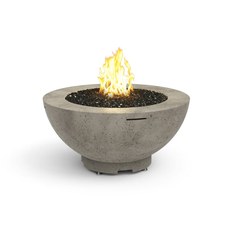 American Fyre Designs Natural Gas 48 Fire Bowl in Light Basalt