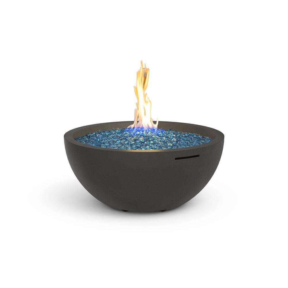 American Fyre Designs Natural Gas 36 Fire Bowl in Black Lava 732-BA-11-H6NC
