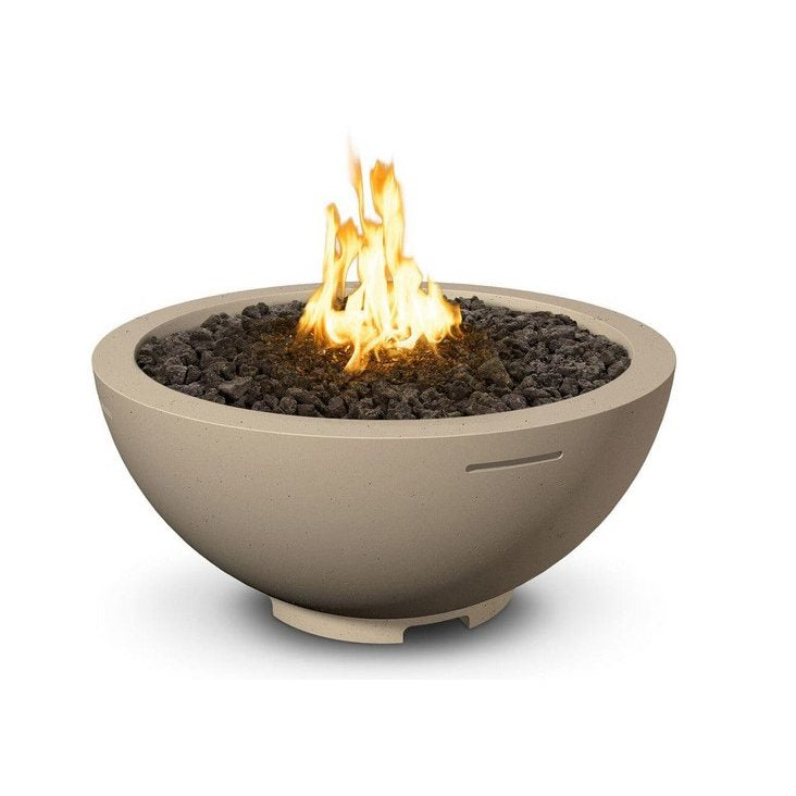 American Fyre Designs Natural Gas 36 Fire Bowl in Light Basalt