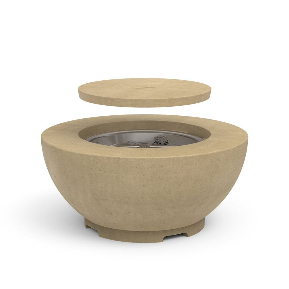 American Fyre Designs Propane 36" Chat Fire Bowl in Smoke