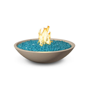 American Fyre Designs Natural Gas 32" Marseille Fire Bowl in Smoke