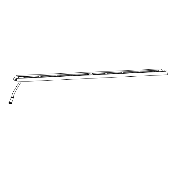 Firegear Left LED Tray Assembly for Kalea Bay Lighting Components