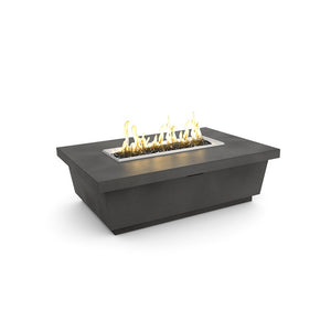 American Fyre Designs Natural Gas Contempo Rectangle Firetable in Black Lava 783-BA-11-H4NC