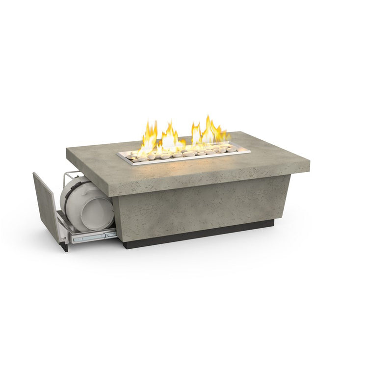American Fyre Designs Propane Contempo LP Select Firetable in Smoke