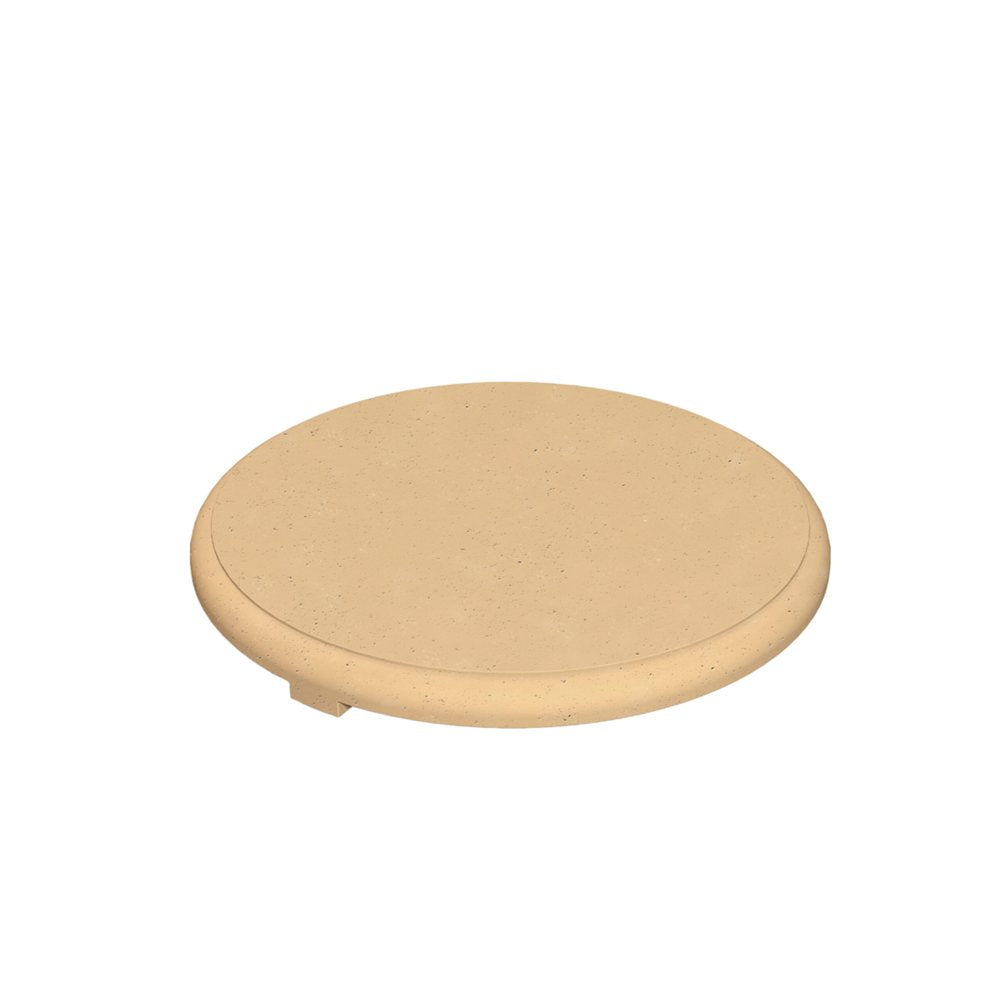 American Fyre Designs Round GFRC Cover for Fire Tables in Smoke