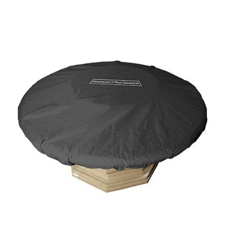 American Fyre Designs Round Fire Table Vinyl Protective Cover Black 8131A