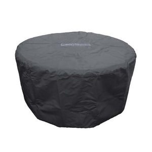 American Fyre Designs Round Fire Table Vinyl Protective Cover Black 8135A