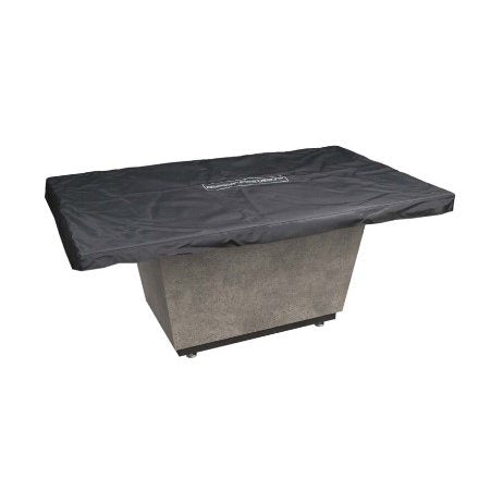 American Fyre Designs Rectangular Firetable Vinyl Protective Cover Black