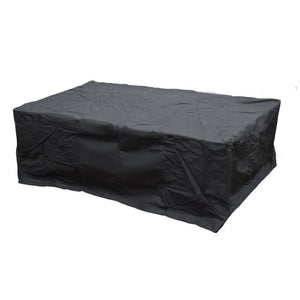 American Fyre Designs Louvre Long Rectangle Vinyl Protective Cover Black