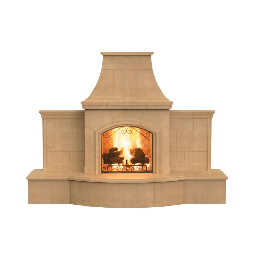 American Fyre Designs Vented Grand Phoenix with Extended Bullnose Hearth 818-05-N-SM-RBC